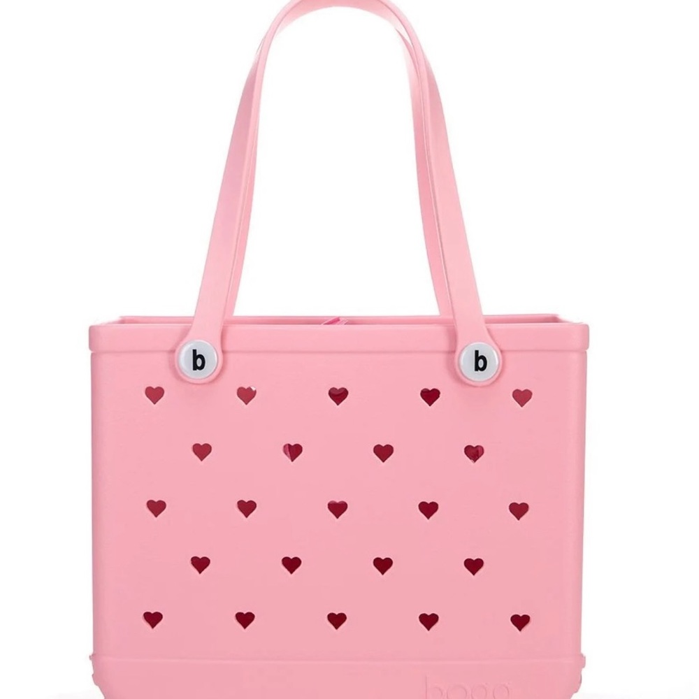 Baby Bogg Heart Bag Tote BUBBLE GUM NWT